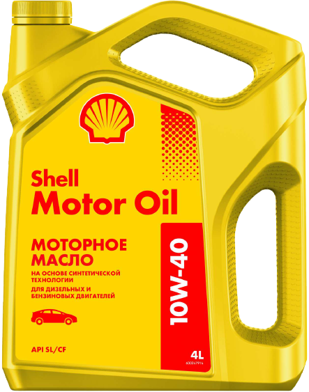 Моторное масло SHELL 10W40 HELIX MOTOR OIL, 4л